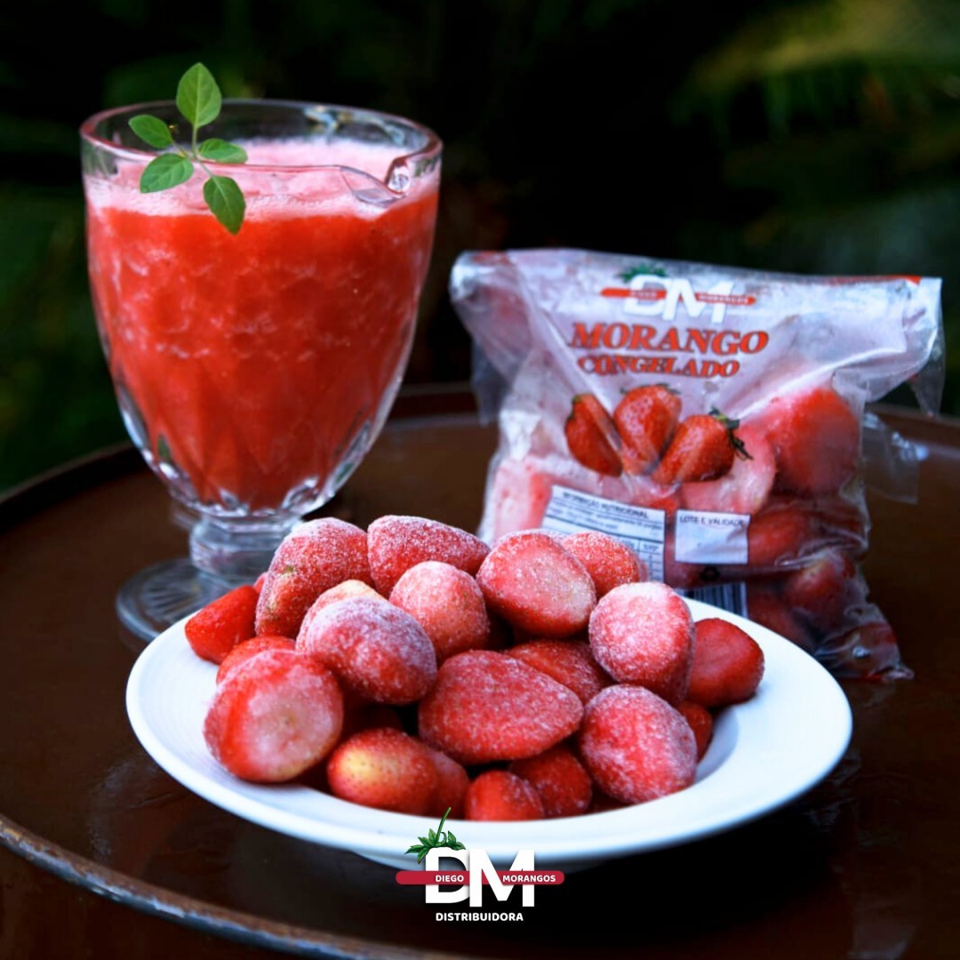 Morangos frescos premium da DM Distribuidora